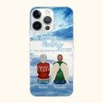 Gepersonaliseerde In Loving Memory Of Those Who Are Forever In My Heart IPhone Telefoon Case Kerst Herdenkingscadeau voor Familie