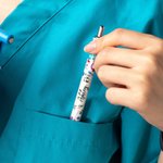 Personalised Glitter Medical Element Ballpoint Pen Retractable Black Pen Appreciation Gift for Doctor Nurse