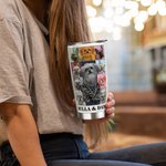Gobelet personnalisé Eras Tour Style Poster 20oz avec couvercle et brosse de nettoyage pour paille Cadeau d'anniversaire et de Noël pour un ami ou un 