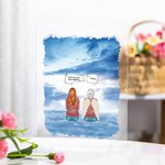 Personalized We Miss You More Than Anything I Know in Clouds Acrylic Plaque Housewarming Memorial Gift for Family Friends