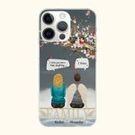 Gepersonaliseerde We Miss You More Than Anything We Know Cell Phone Case Kerstcadeau voor vrienden familie