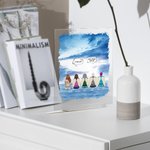 Personalized We Miss You I'm Always With You Thick Clouds Acrylic Plaque Desk Ornament Housewarming Memorial Gift for Family Friends