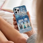 Gepersonaliseerde I Miss You More Than Anything I Know Cell Phone Case Kerstcadeau voor vrienden familie
