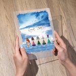 Personalized We Miss You I'm Always With You Thick Clouds Acrylic Plaque Desk Ornament Housewarming Memorial Gift for Family Friends