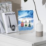 Personalized We Miss You More Than Anything I Know in Clouds Acrylic Plaque Housewarming Memorial Gift for Family Friends