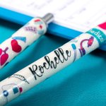 Personalised Glitter Medical Element Ballpoint Pen Retractable Black Pen Appreciation Gift for Doctor Nurse