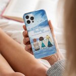Gepersonaliseerde In Loving Memory Of Those Who Are Forever In My Heart IPhone Telefoon Case Kerst Herdenkingscadeau voor Familie