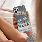 Personalizzato I Miss You I Know Custodia per cellulare Regalo di Natale per amici e famiglia