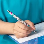 Personalised Glitter Medical Element Ballpoint Pen Retractable Black Pen Appreciation Gift for Doctor Nurse