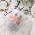 Personnalisé Will You Be My Bridesmaid 12oz Wine Tumbler Bachelorette Party Favor Cadeau de mariage pour les demoiselles d'honneur