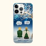 Gepersonaliseerde We Miss You We're Always With You Cell Phone Case Kerstcadeau voor vrienden familie