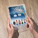 Personalized We Miss You I'm Always With You Thick Cloud Acrylic Plaque with Names and Speech Christmas Memorial Gift for Family Friends
