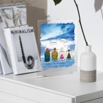 Personlig Jeg savner deg Jeg vet akrylplakett Julegave til familie og venner 5