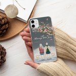 Personalized We're Always With You Cell Phone Case Christmas Gift for Friends Family