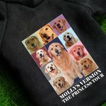 Spersonalizowany plakat Eras Tour Zdjęcia Kolaż Bluza z kapturem dla psa z imieniem Prezent urodzinowy na Boże Narodzenie dla właściciela miłośnika zwierząt