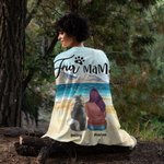 Personalizada para estar juntos en la playa Manta Regalo de Navidad Regalo de cumpleaños para los amantes de los perros