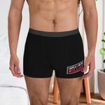 Personlig leppetrykk Mykt herreundertøy Boxershorts med navn Valentinsdag julegave til ektemann kjæreste