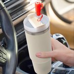 Gepersonaliseerde Multi-color Straw Cover Food-grade 3D Printing Straw Topper voor Stanley Tumbler met initiaal Verjaardag Kerstcadeau voor familie of vriend