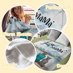Manta personalizada Dogs Will Always Be with Their Owners Regalo de Navidad Regalo de cumpleaños para los amantes de los perros
