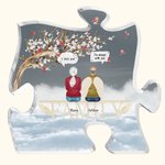 Personnalisé I Am Always With You Puzzle Acrylic Ornament Desk Decor Christmas Memorial Gift for Family 1