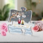 Personnalisé I Am Always With You Puzzle Acrylic Ornament Desk Decor Christmas Memorial Gift for Family 2
