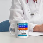Personalized Nurse Ceramic Mug 11oz 15oz Funny Prescription Coffee Cup Nurse Week Appreciation Graduation Gift for Doctor Nurse