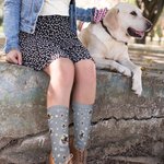 Chaussettes Personnalisées avec Nom et Portrait de l'Animal Cadeau Anniversaire Saint-Valentin pour Amateurs Propriétaires des Chiens