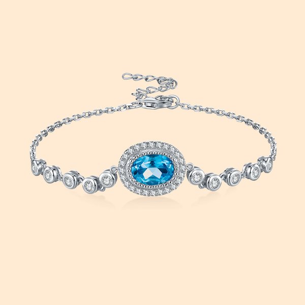 Personalisierte verstellbare Armband mit Geburtsstein Weihnachtsgeschenk Jahrestag Geschenk für Sie