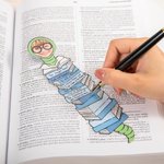 Set de 5 marcapáginas personalizados con foto y texto Regalo de Navidad para amantes de los libros