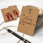 Personalizzato Natale coulisse sacchetto regalo doppia faccia Cartoon Santa Sack con etichetta Party Favor Holiday Wrapping regalo di Natale per i bam
