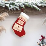 Personalisierte Santa's Letter Weihnachtsstrumpf mit Namen Weihnachtsbaum Dekoration perfektes Geschenk für Kinder