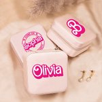 Scatole portagioie da viaggio personalizzate con nome Compleanno Damigella d'onore Regalo per la festa della mamma per le ragazze Madre Moglie Amici