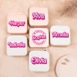 Scatole portagioie da viaggio personalizzate con nome Compleanno Damigella d'onore Regalo per la festa della mamma per le ragazze Madre Moglie Amici