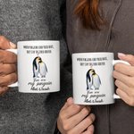 Tazza in ceramica personalizzata You Are My Penguin Multicolore con nomi Anniversario Regalo di San Valentino per coppia