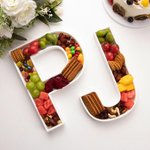 Gepersonaliseerde herbruikbare hoge kwaliteit 3D afgedrukt Charcuterie Letter dozen kerstcadeau voor baby shower geslacht onthulling partij verjaardag