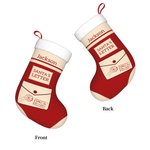 Personalisierte Santa's Letter Weihnachtsstrumpf mit Namen Weihnachtsbaum Dekoration perfektes Geschenk für Kinder