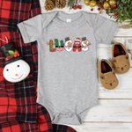 Personalised Lovely Christmas Family Matching T-shirt Sweatshirt Baby Onesie Name Garment Merry Christmas Gift for Mother Father Kids