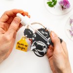 Ornement Suspendu Personnalisé avec Texte Motif de Vache Parfum Rafraîchissant Cadeau Noël Pendaison de Crémaillère pour Amoureux de Vache