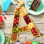 Gepersonaliseerde herbruikbare hoge kwaliteit 3D afgedrukt Charcuterie Letter dozen kerstcadeau voor baby shower geslacht onthulling partij verjaardag