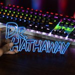 Gepersonaliseerde 3D afgedrukte uitgeholde PLA bureau naamplaat voor terug naar school Leraar Waardering Gift voor leraar