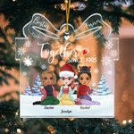 Personalisierte Wir sind zusammen seit einem bestimmten Jahr Geschenk Form Acryl Ornament Weihnachten Geburtstag Geschenke für Besties Freunde