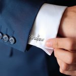 Personalized Monogram Initial Letter Name Cufflinks Set of 2 Birthday Wedding Anniversary Gift for Men Dad Groom