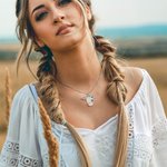 Collana personalizzata di mucca con girasole floreale retrò con pietra di nascita e nome inciso Gioielli occidentali Compleanno Regalo per la festa della mamma cowgirl