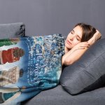 Personalizzato In Loving Memory Of Those Who Are Forever In My Heart Blanket Memorial Sympathy Gift per la famiglia