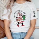 Personalizzato Out Here Lookin Like A Snack T-shirt Albero di Natale Torta Felpa con cappuccio Festa di Natale Divertente Costume Regalo di Natale per