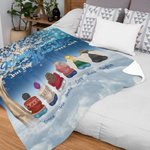 Personalisierte Your Wings Were Ready But My Heart Was Not Soft Blanket Memorial Geschenk für Familie