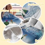 Personalizzato In Loving Memory Of Those Who Are Forever In My Heart Blanket Memorial Sympathy Gift per la famiglia