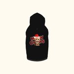 Personalizzato Meowy Natale Pet Hoodie Cartoon Dog Cat con cappello di Natale Abbigliamento invernale Holiday Party Pet Costume regalo di Natale per i