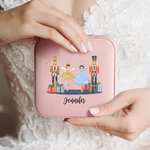 Gepersonaliseerde Notenkraker Muis Prins Ballet Girl Patroon Sieraden Box Kerst Verjaardag Bruiloft Gift voor haar