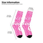 Personalized Colourful Children Socks Crew Socks Soft Comfort Socks with Name Birthday Children's Day Christmas Gift for Kids